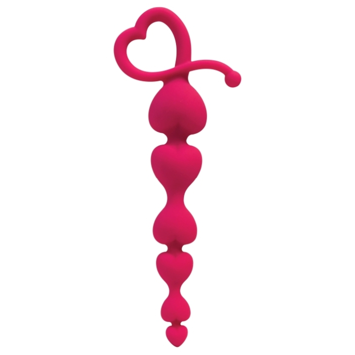 GOSSIP HEARTS ON A STRING - MAGENTA - Click Image to Close