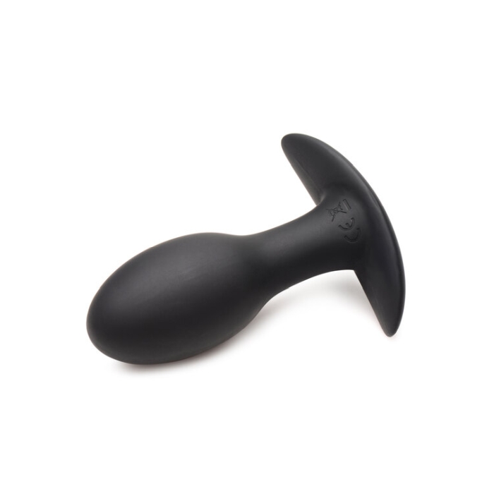 ROOSTER RUMBLER VIBRATING SILICONE ANAL PLUG - MEDIUM