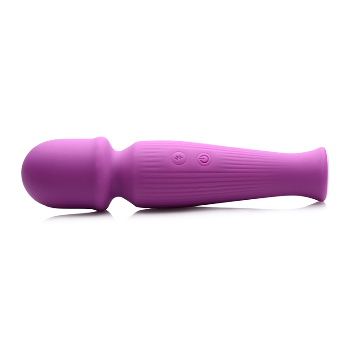 GOSSIP 10X SILICONE VIBRATING WAND - VIOLET