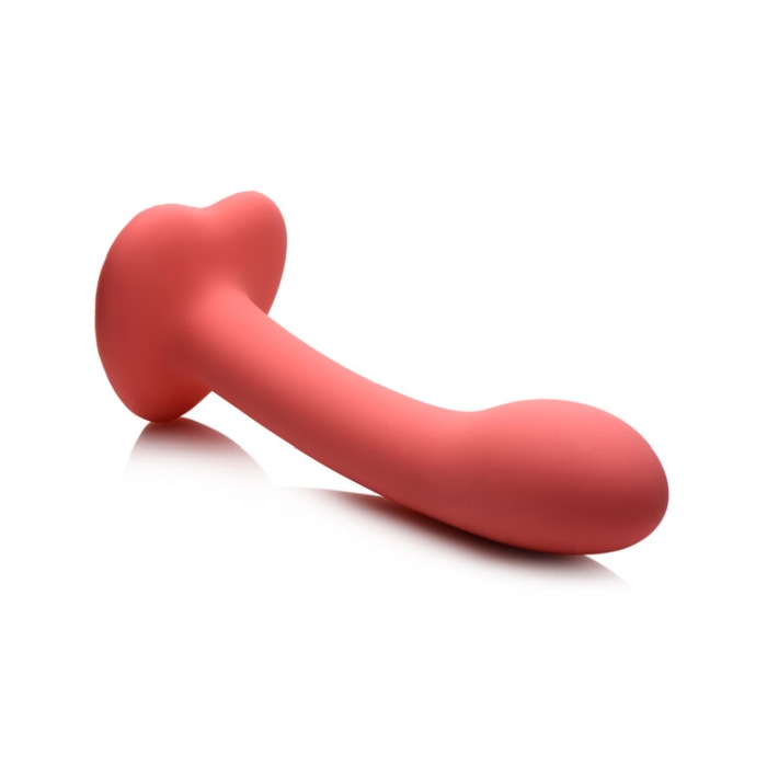 SIMPLY SWEET 7" G-SPOT SILICONE DILDO - PINK
