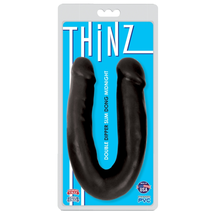 THINZ DOUBLE DIPPER SLIM DOUBLE DONG - MIDNIGHT