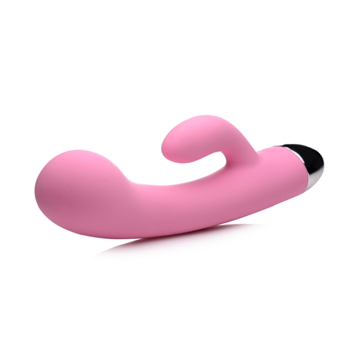 POWER BUNNIES BUBBLY 10X RECHARGE SILICONE G-SPOT VIBE - PINK
