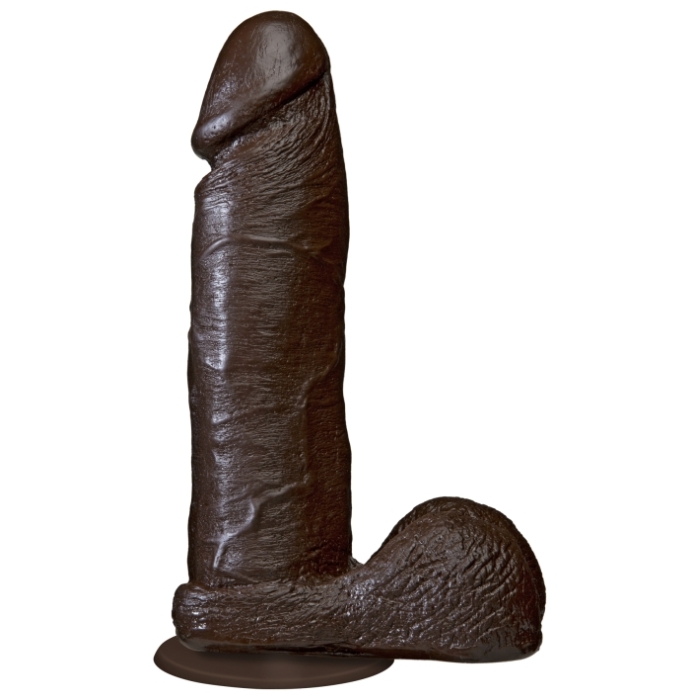 THE REALISTIC COCK 8IN - BLACK