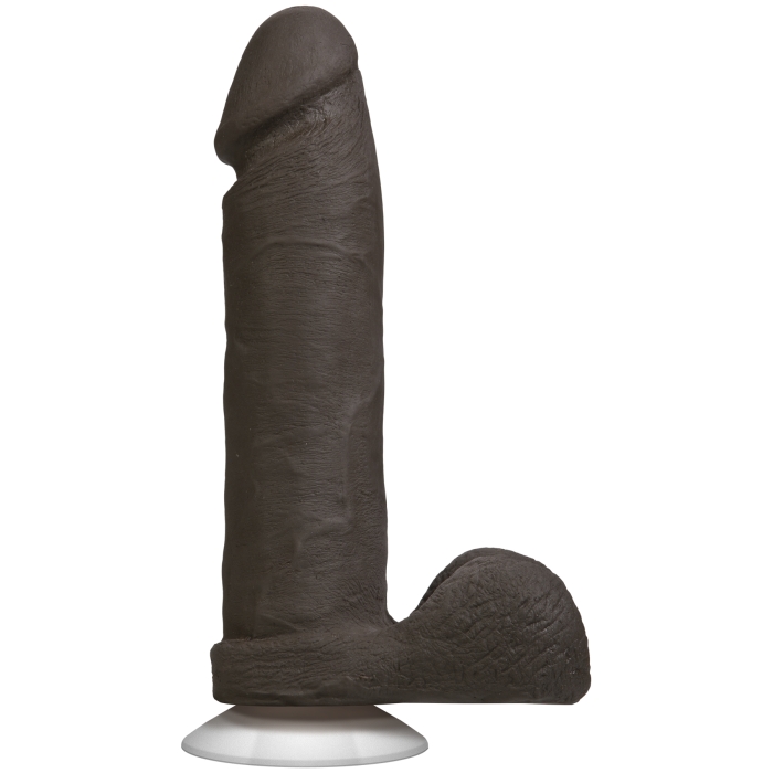 THE REALISTIC COCK UR3 8IN - BLACK - Click Image to Close