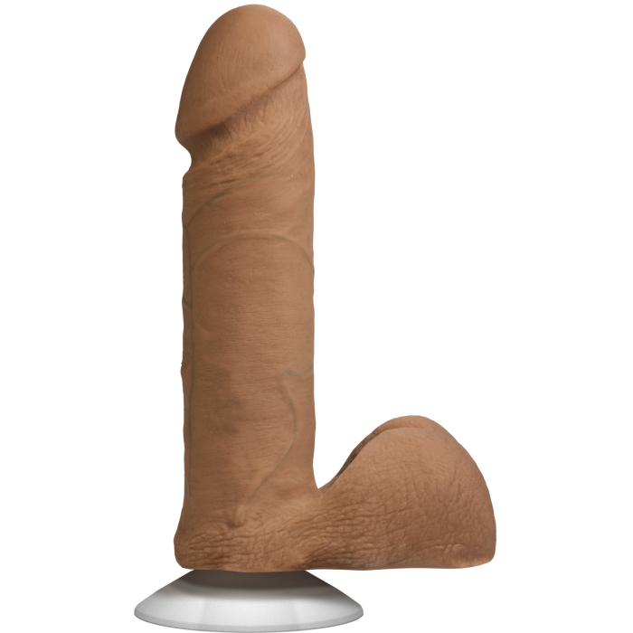 THE REALISTIC COCK UR3 6IN - BROWN - Click Image to Close