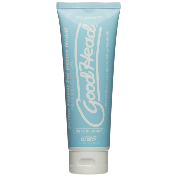 GOODHEAD ORAL DELIGHT GEL 4OZ - COTTON CANDY - Click Image to Close