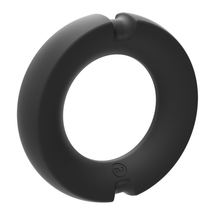 KINK SILICONE COVERED METAL COCKRING 35MM - BLK
