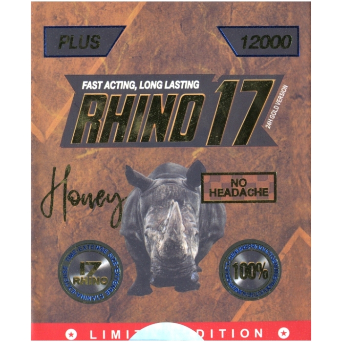 Rhino 17 Honey Sachet Box