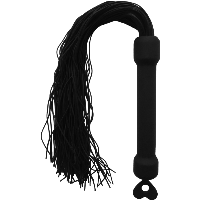 WHIP IT- BLACK PLEASURE WHIP WITH TASSELS - Click Image to Close
