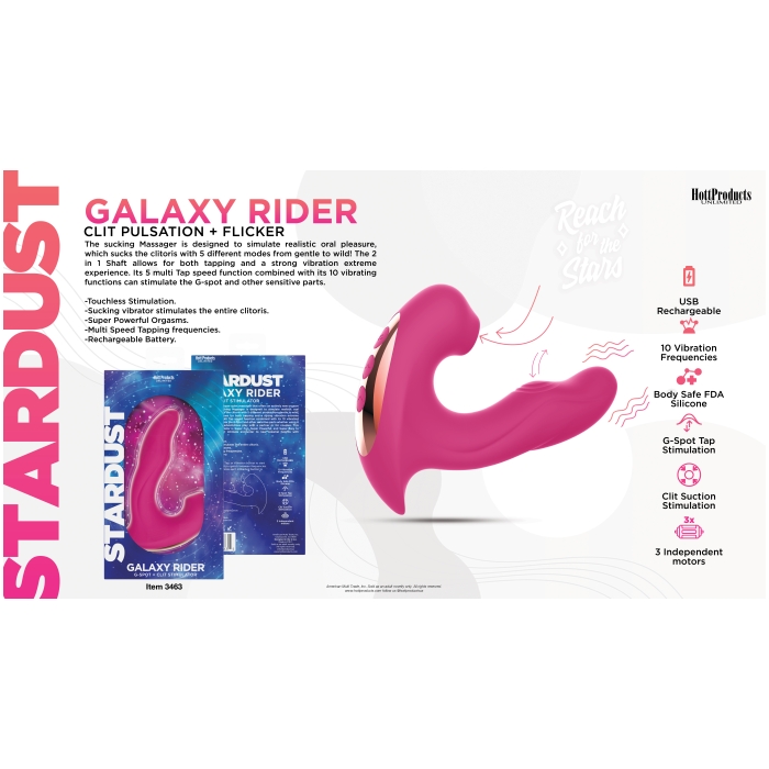 STARDUST GALAXY RIDER - PINK - Click Image to Close