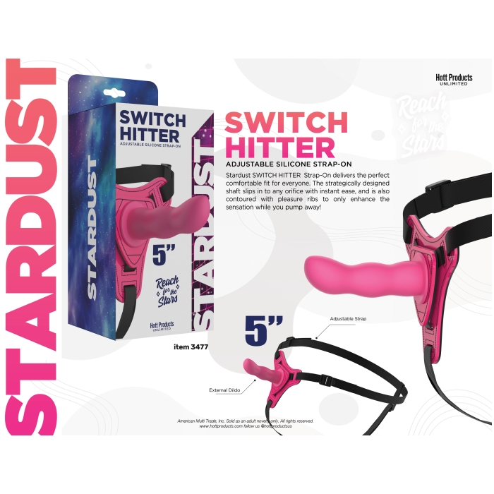 STARDUST - SWITCH HITTER 5" STRAP WITH HARNESS