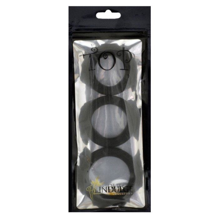 TOP SILICONE C RINGS - BLACK (3-PACK)
