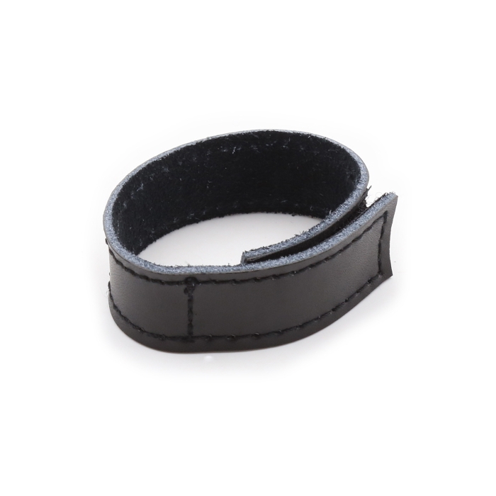 COCKRING LEATHER - BLACK
