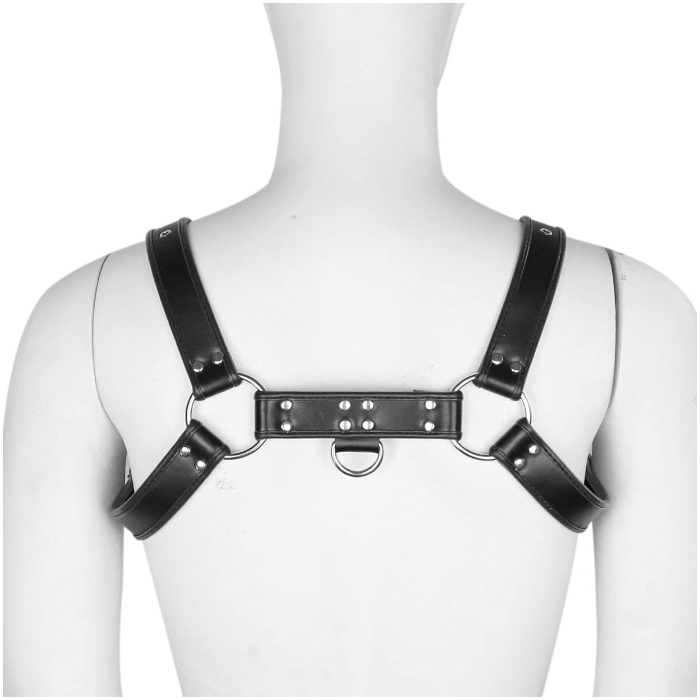 CHEST HARNESS BLK - Click Image to Close