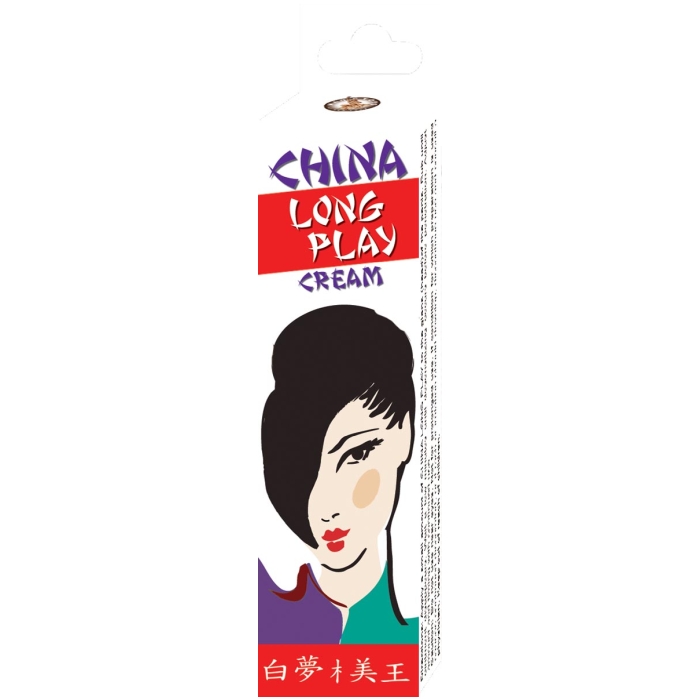 CHINA LONG PLAY CREAM .5 OZ-SOFT PACKAGING - Click Image to Close