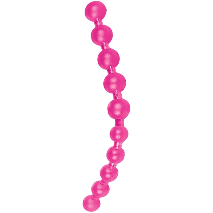 THAI JELLY ANAL BEADS- PINK - Click Image to Close