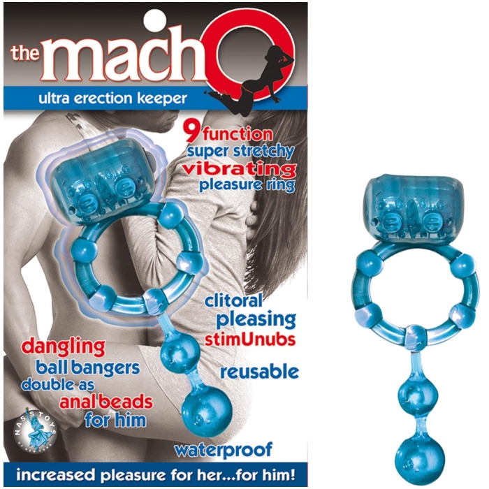 THE MACHO ULTRA ERECTION KEEPER-BLUE - Click Image to Close