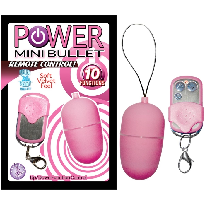 POWER MINI BULLET REMOTE CONTROL-PINK