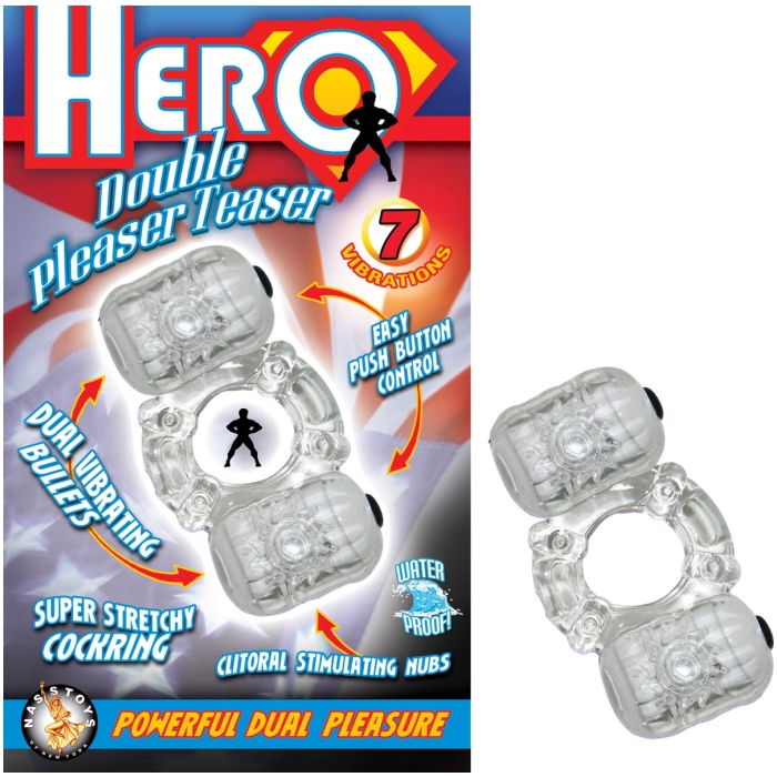 HERO DOUBLE PLEASER TEASER - WHITE - Click Image to Close