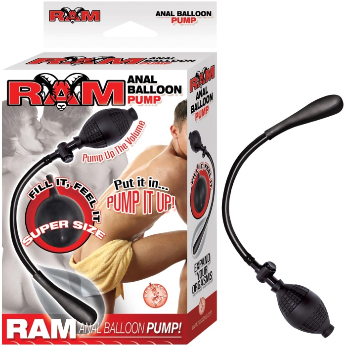 RAM ANAL BALLOON PUMP - BLACK