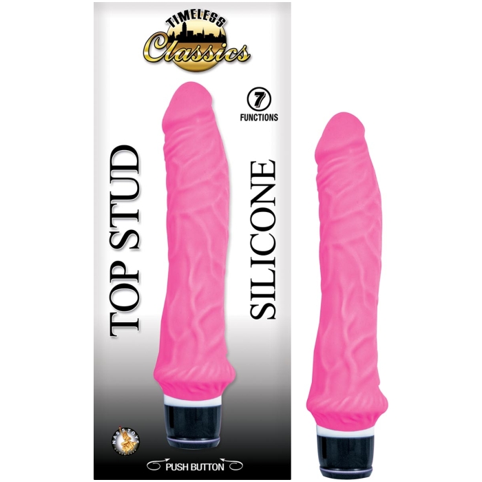TOP STUD SILICONE VIBE 9.5 PINK