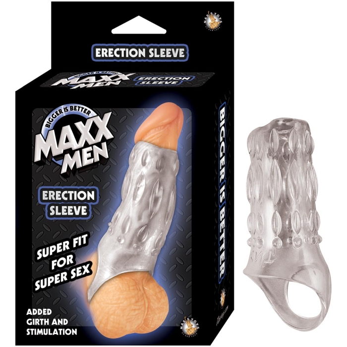 MAXX MEN ERECTION SLEEVE - CLEAR