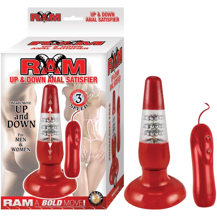 RAM UP & DOWN ANAL SATISFIER-RED