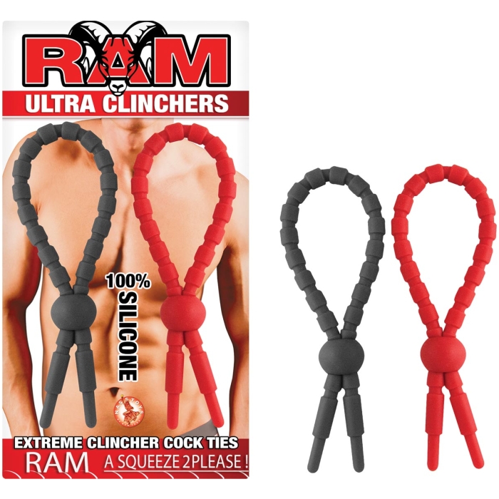 RAM ULTRA CLINCHERS-RED/BLACK - Click Image to Close