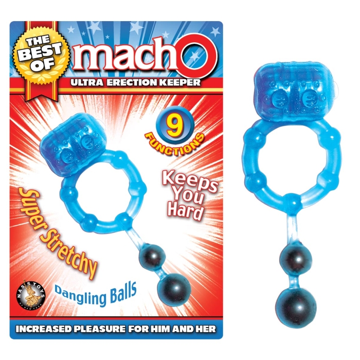 THE BEST OF MACHO ULTRA ERECTION KEEPER-BLUE - Click Image to Close