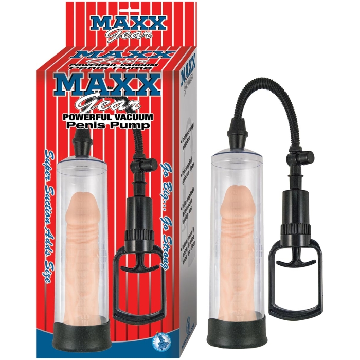 MAXX GEAR POWERFUL VACUUM PENIS PUMP-CLEAR