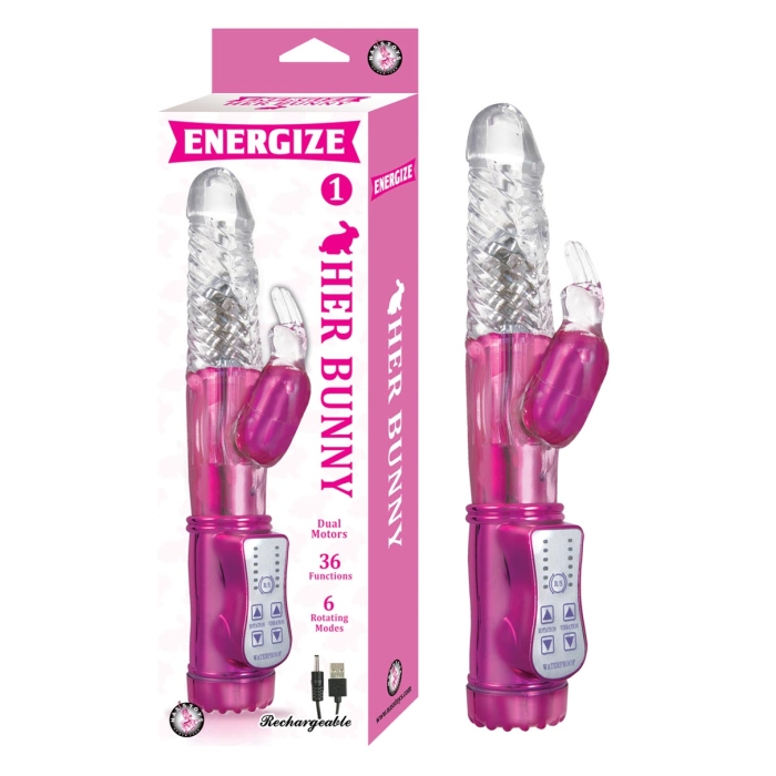 ENERGIZE HER BUNNY 1-PINK - Click Image to Close
