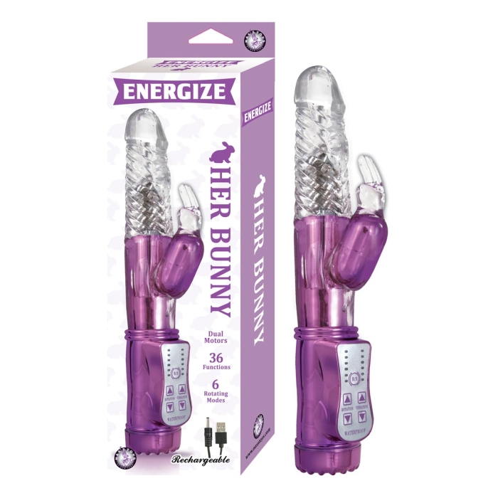 ENERGIZE HER BUNNY 1-PURPLE - Click Image to Close