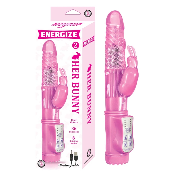 ENERGIZE HER BUNNY 2-PINK - Click Image to Close