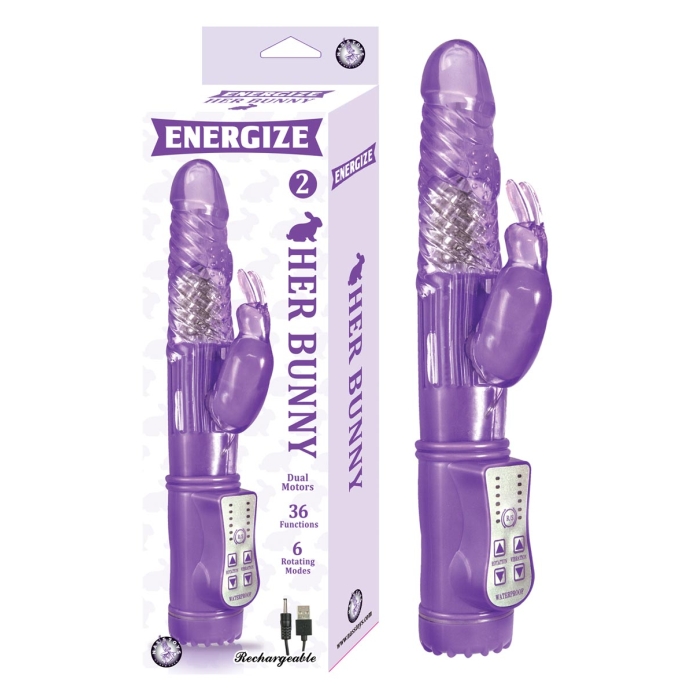 ENERGIZE HER BUNNY 2-PURPLE - Click Image to Close