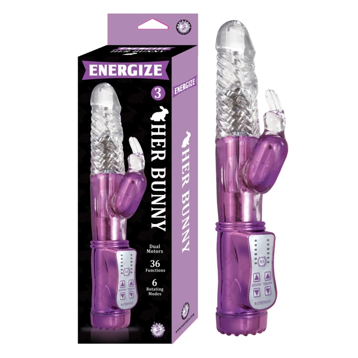 ENERGIZE HER BUNNY 3-PURPLE - Click Image to Close