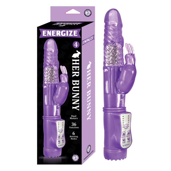 ENERGIZE HER BUNNY 4-PURPLE - Click Image to Close