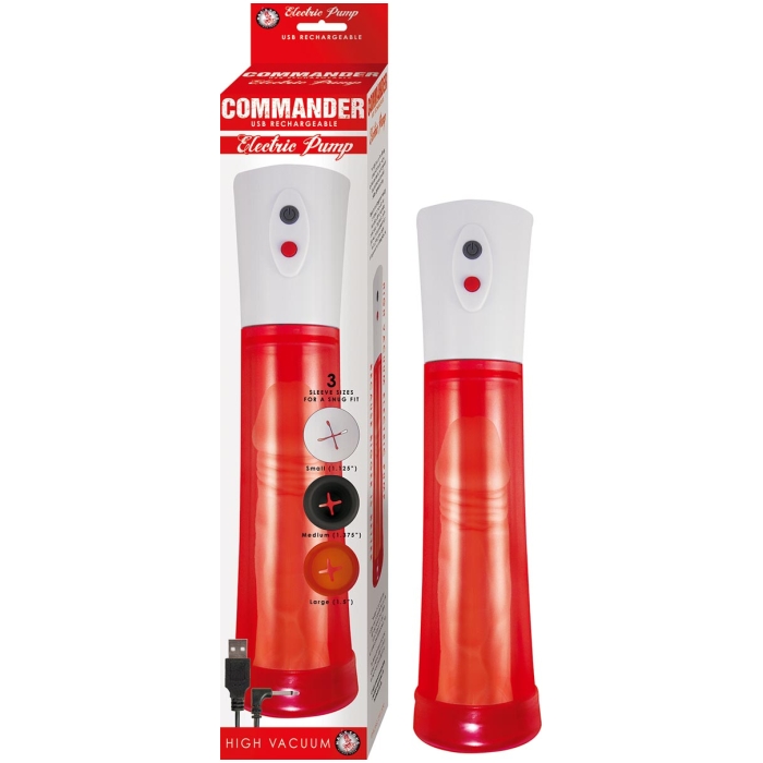 COMMANDER ELECTRIC PUMP-RED