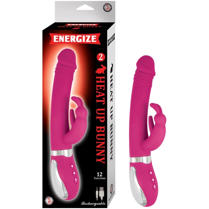 ENERGIZE HEAT UP BUNNY PINK 12 FUNCTIONS