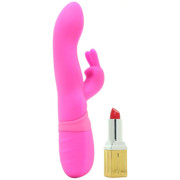 VIBES OF NEW YORK RIBBED SUCTION MASSAGER - PINK