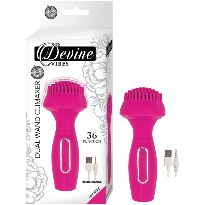 DEVINE VIBES DUAL WAND CLIMAXER-PINK