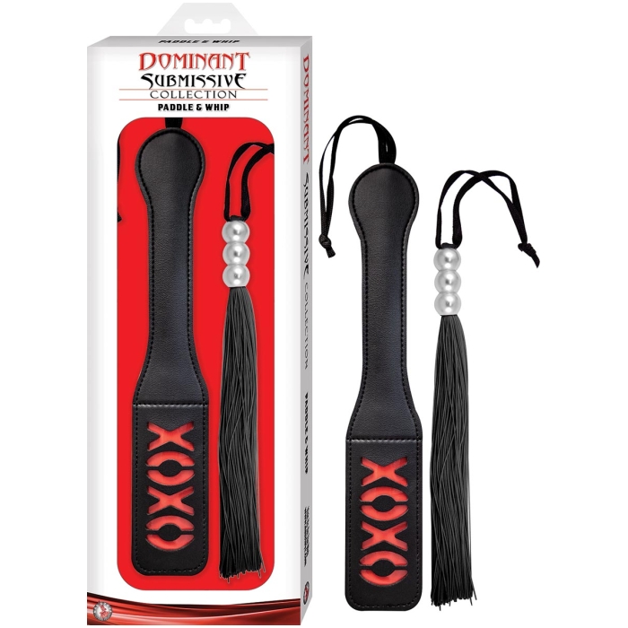 DOMINANT SUBMISSIVE COLLECTION PADDLE & WHIP