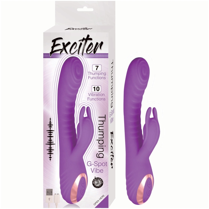 EXCITER THUMPING G-SPOT VIBE-PURPLE - Click Image to Close