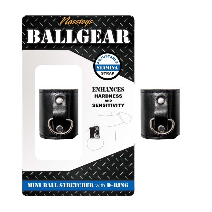 BALLGEAR MINI BALL STRETCHER WITH D-RING-BLACK