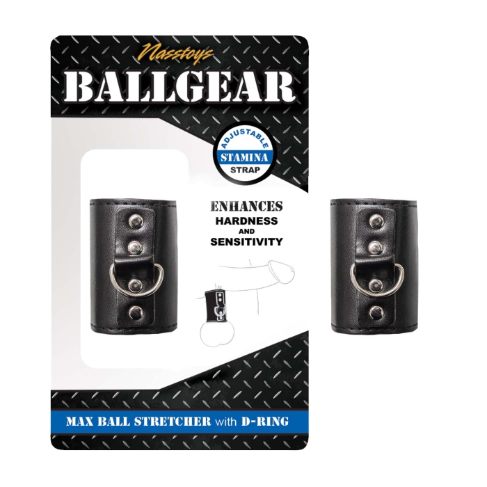 BALLGEAR MAX BALL STRETCHER WITH D-RING-BLACK