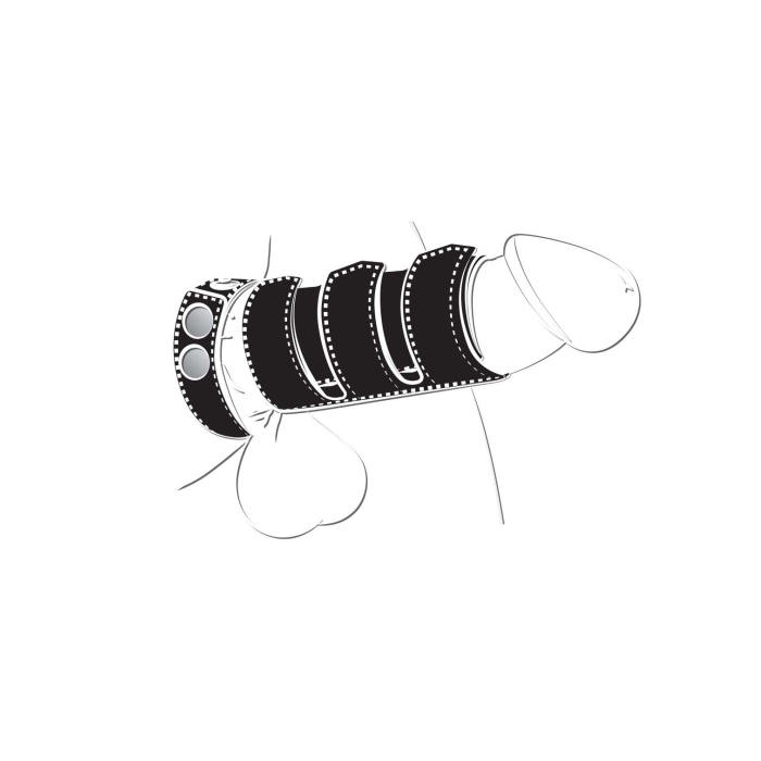 BALLGEAR COCK STRAP WITH SHEATH-BLACK - Click Image to Close