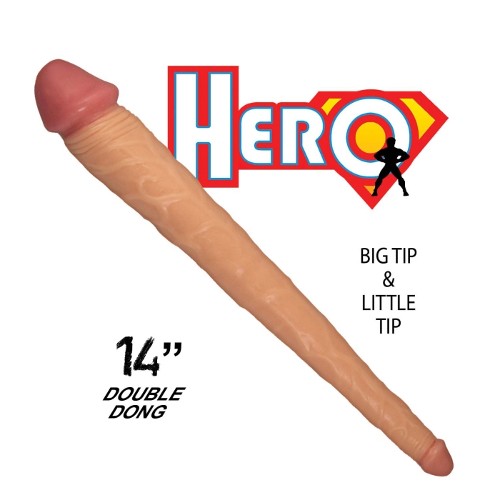 HERO 14" DOUBLE DONG-WHITE