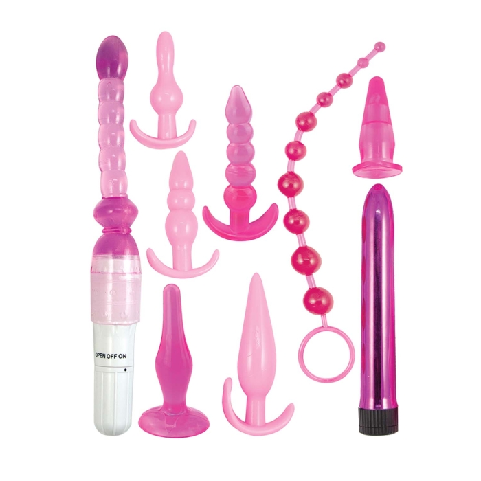 PINK ELITE COLLECTION SUPREME ANAL PLAY KIT-PINK - Click Image to Close