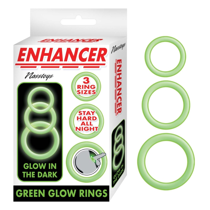 ENHANCER GREEN GLOW RINGS - Click Image to Close
