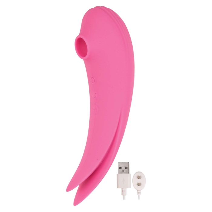 MYSTIQUE VIBRATING MASSAGERS SUCTION VIBE-PINK - Click Image to Close