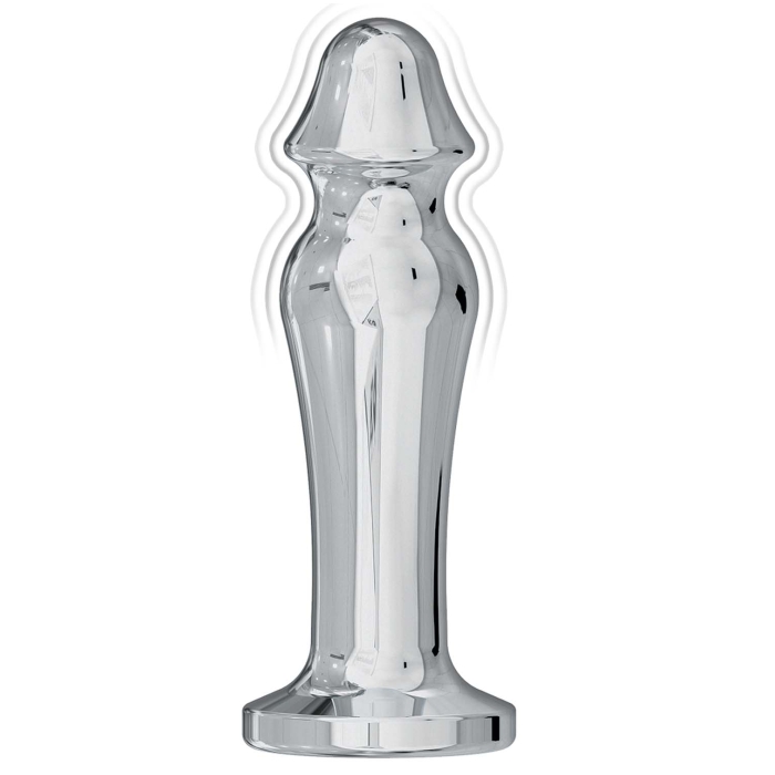 ASS-SATION REMOTE VIBRATING METAL ANAL LOVER-SILVER - Click Image to Close